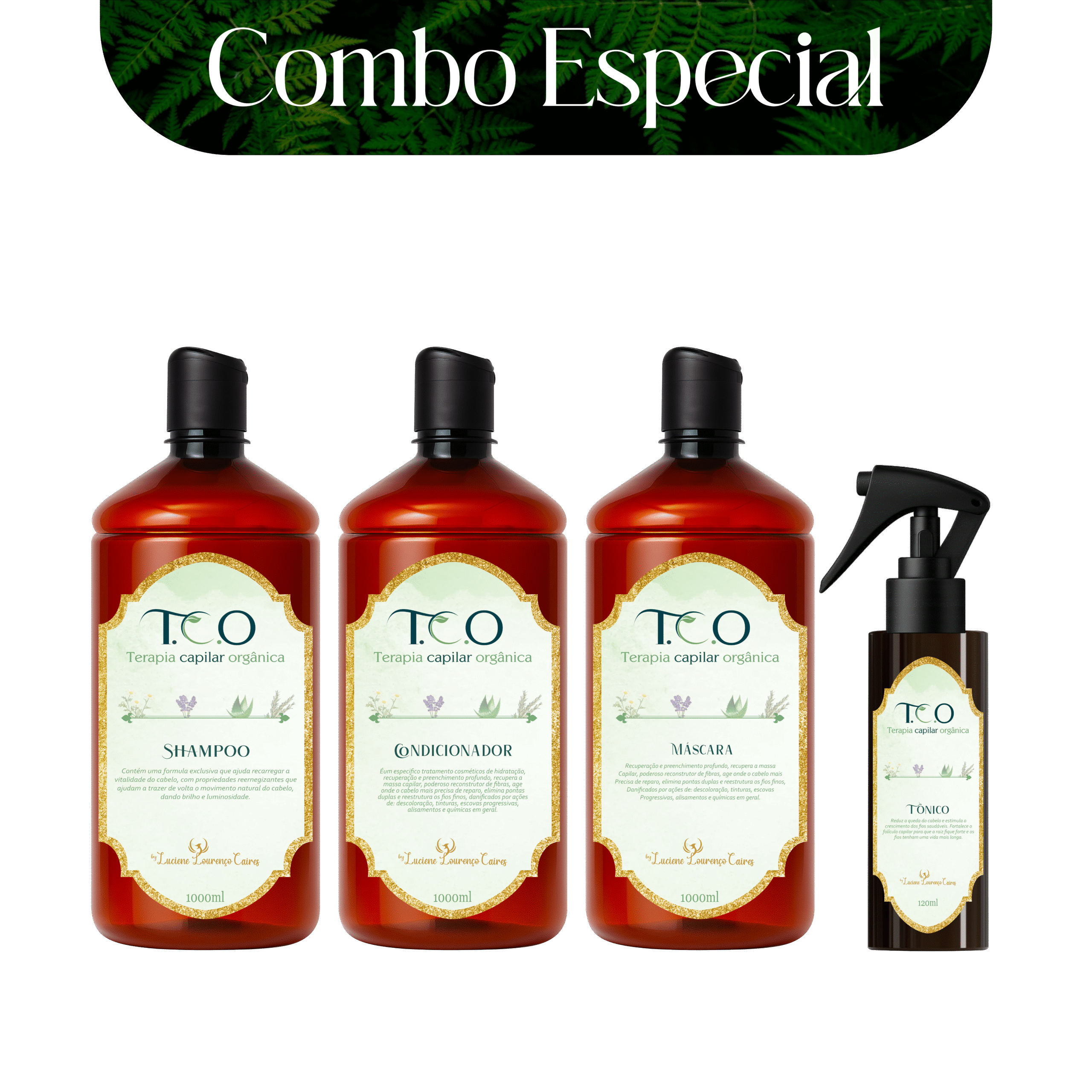 Kit 4 Passos 1L T.C.O – Terapia Capilar Orgânica
